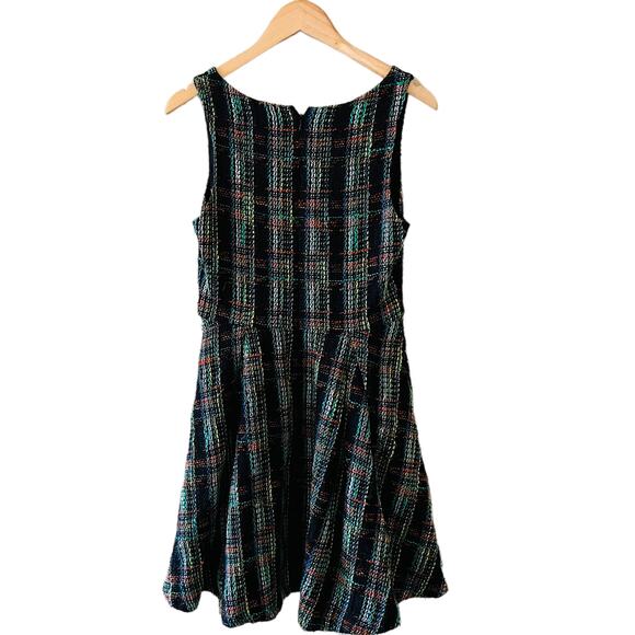 Slate & Willow Multicolored Classic Plaid Sleeveless Fit And Flare Dress Size 4 - Picture 3 of 11